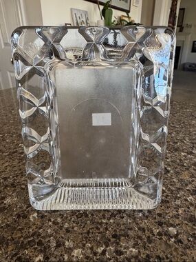Studio Nova Japan Clear Heavy Lead Crystal Decorative Picture Frame